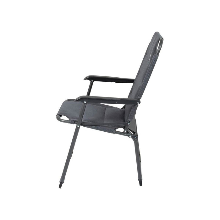 Bo-Camp Chair Copa Rio Air M Padded Aluminium Grey Bo-Camp - UK Camping And Leisure