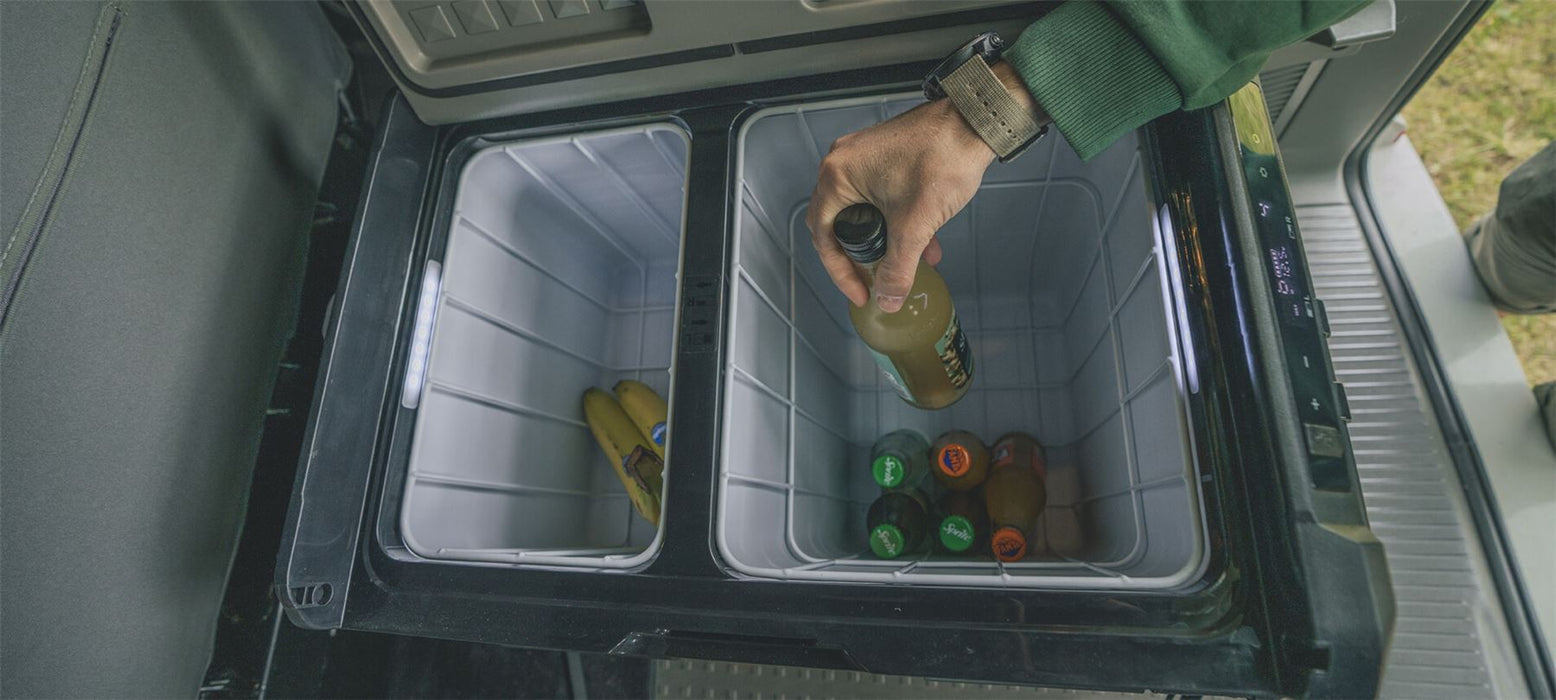 Outwell Arctic Frost 55 Coolbox Black & Grey Outwell - UK Camping And Leisure