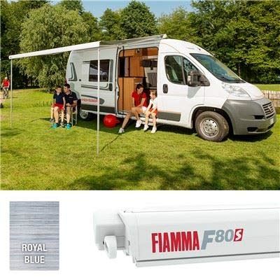 Fiamma F80S Polar White 34M Royal Blue 07830C01Q Fiamma - UK Camping And Leisure