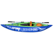 Dellonda Inflatable One-Person Kayak/Canoe Set with Pump, Carry Bag & Aluminium Oar Dellonda - UK Camping And Leisure