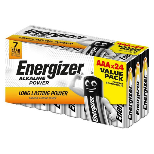 Energizer AAA Cell Alkaline Power Batteries (Pack 24) Energizer� - UK Camping And Leisure