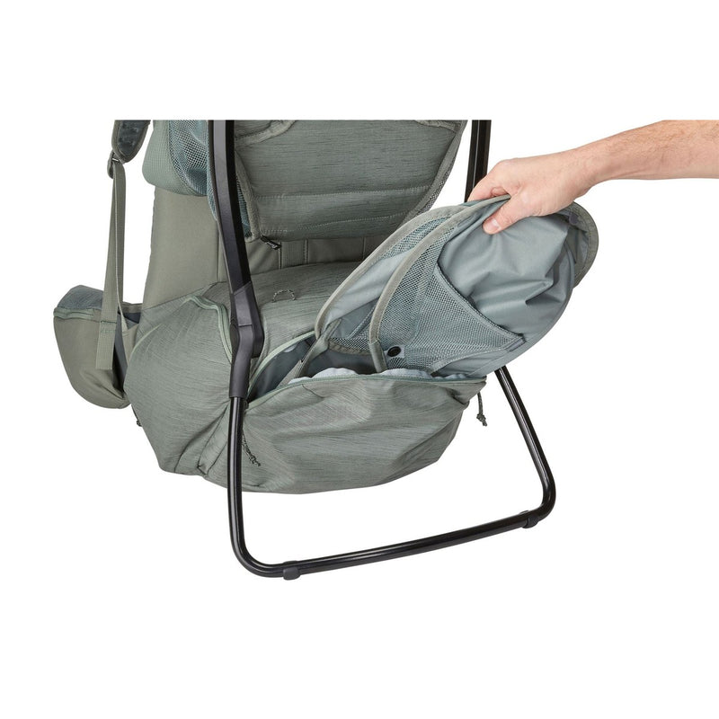 Thule Sapling baby rucksack agave green Baby backpack Thule - UK Camping And Leisure