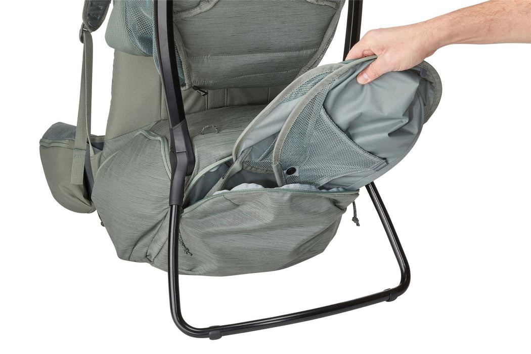 Thule Sapling baby rucksack agave green Baby backpack Thule - UK Camping And Leisure