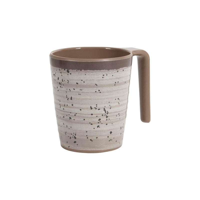 Bo-Camp Mug Halo L Melamine 4 Pieces Beige Bo-Camp - UK Camping And Leisure