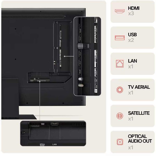 LG LG 50" 4K Ultra HD HDR Smart LED TV with Freeview Play and Freesat