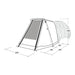 Outwell Sandcrest S  Poled Tailgate Awning Outwell - UK Camping And Leisure