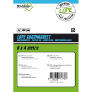 Bo-Camp Groundsheet Tarpaulin Transparent 6x4 Metres Bo-Camp - UK Camping And Leisure