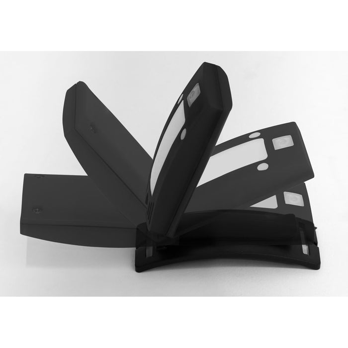 2W COB LED Rechargeable Head Torch Auto Sensor Cycling Front Rear Light Black Sealey - UK Camping And Leisure