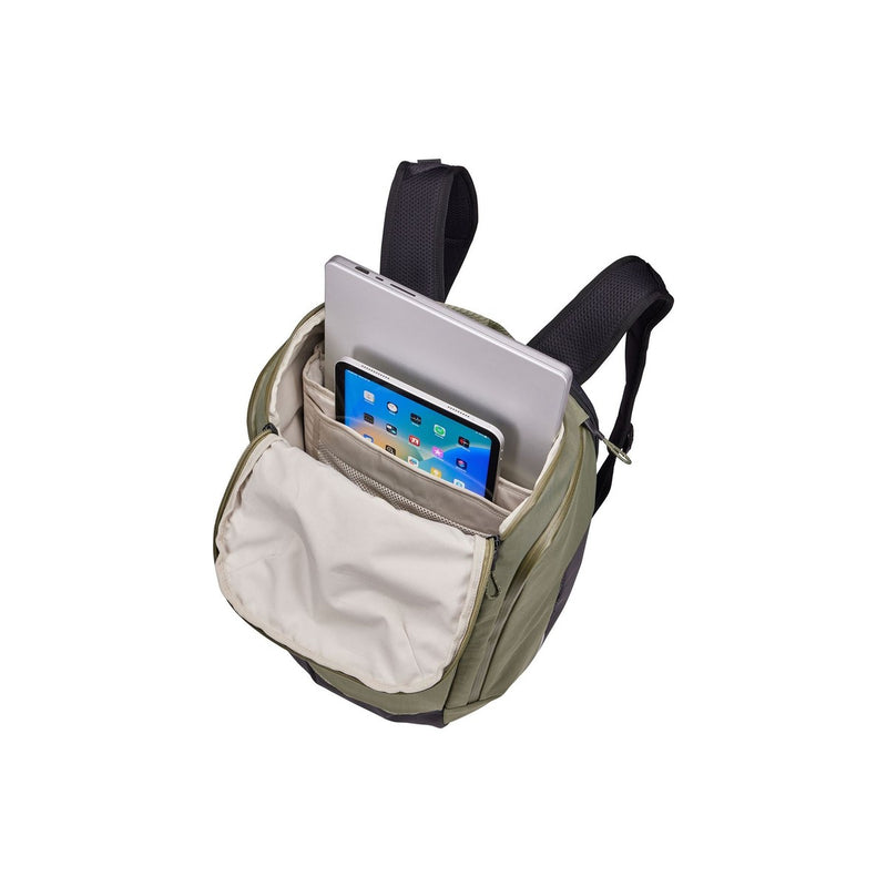 Thule Paramount hybrid bike pannier and backpack 26L green Thule - UK Camping And Leisure