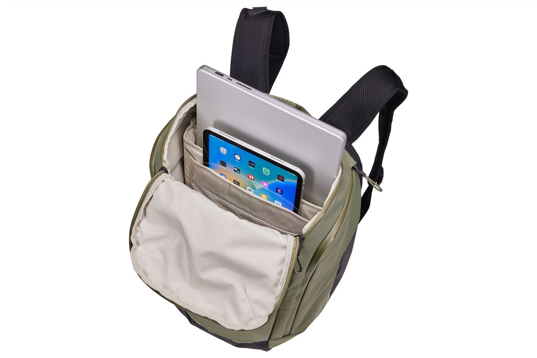 Thule Paramount hybrid bike pannier and backpack 26L green Thule - UK Camping And Leisure