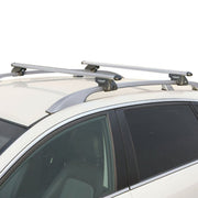 SUP-930D Premium Railing Roof Bar for Cars with Raised Running Rails, Aluminium, Set of 2 - View 5