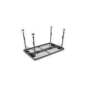 Crespo Table AP/246-M-89 Black 101 x 65cm Crespo - UK Camping And Leisure