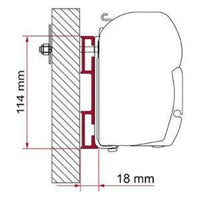 Fiamma F45 Adapter Kit D 8Cm 98655-021