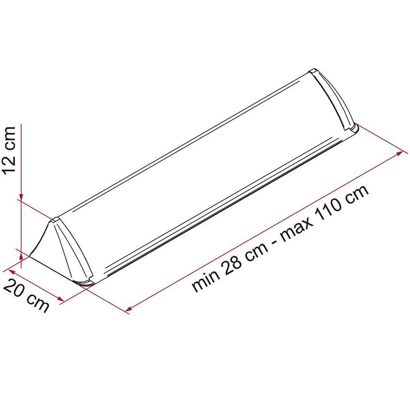 Fiamma Spoiler Universal (06289-01-) Fiamma - UK Camping And Leisure