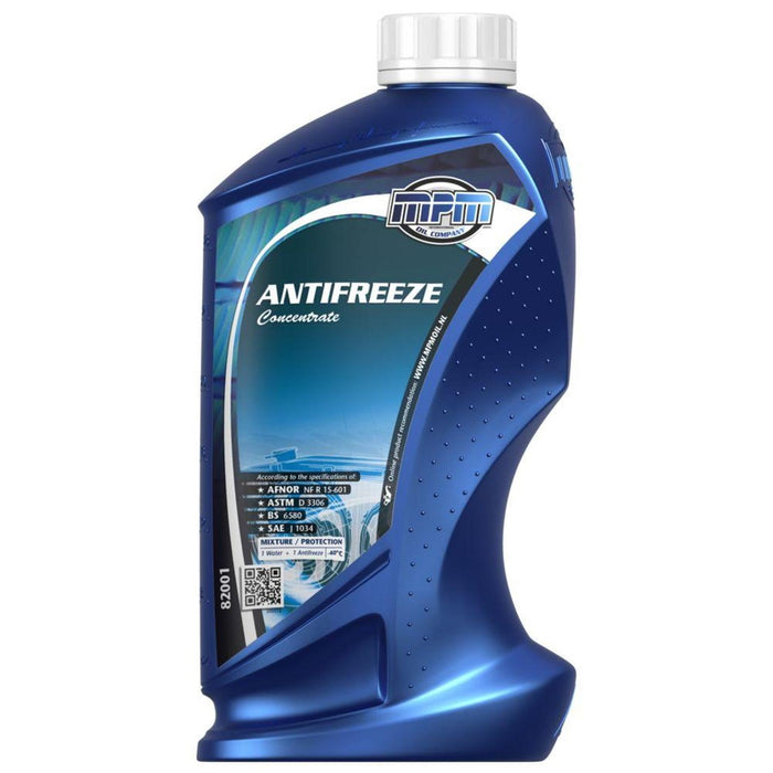 MPM Antifreeze Concentrate Blue 1 Litre MPM - UK Camping And Leisure
