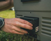 Outwell Arctic Frost 55 Coolbox Black & Grey Outwell - UK Camping And Leisure