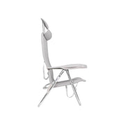 Crespo Beach Chair AL/205 Compact Light Grey Crespo - UK Camping And Leisure