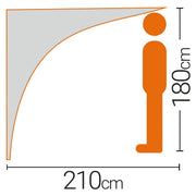 Canopy for Screen House Pro 4 and 6 A5504 Quest - UK Camping And Leisure