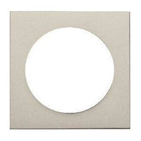 Berker Pure Design Single Frame Stainless Steel 21240S