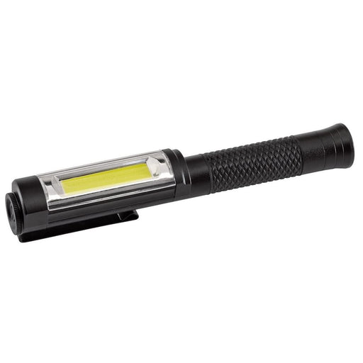 Draper COB LED Rechargeable Aluminium Pen Torch, 5W 90101 Draper - UK Camping And Leisure
