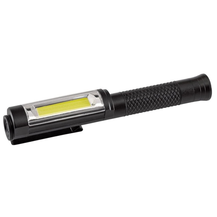 Draper COB LED Rechargeable Aluminium Pen Torch, 5W 90101 Draper - UK Camping And Leisure