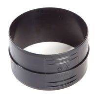 Whale Air Duct Fitting Straight 90mm x 90mm Black
