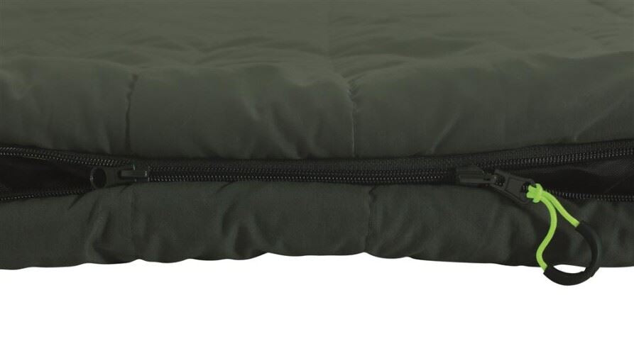 Outwell Camper Lux Double Forest Green Double Sleeping Bag Outwell - UK Camping And Leisure