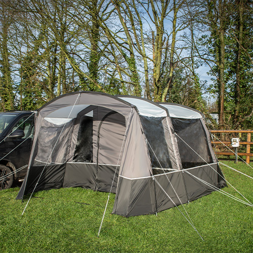 Maypole Warwick Poled Driveaway Awning for Campervans Low 180-210cm | sewn-in groundsheet, 3000mm, porch