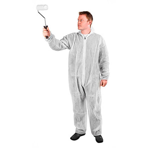 Glenwear Full Body Protective Coverall (Medium/White): High Quality Protective Genwear - UK Camping And Leisure