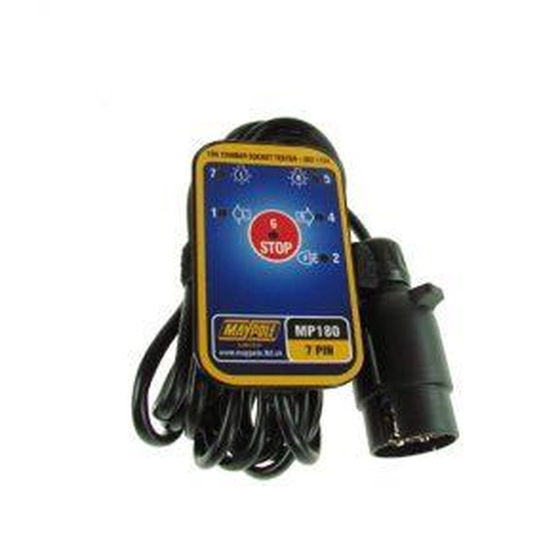 Maypole 13 Pin Caravan Towing 12V Vehicles Towbar Socket Tester Cable 3.5 m - View 2