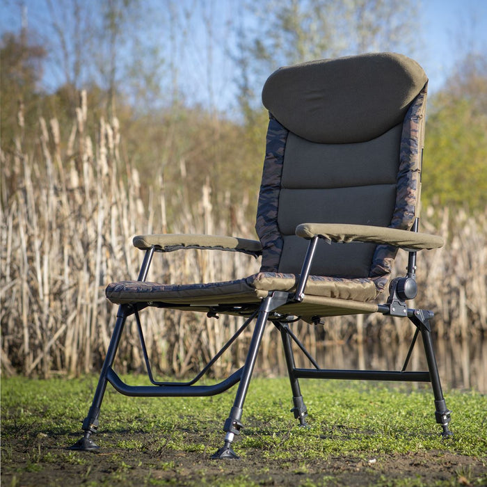 Dellonda Portable Reclining Chair with Armrests DL73 Dellonda - UK Camping And Leisure