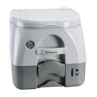 Dometic 972G White/Grey Portable Toilet 9 8L for Caravans and Motorhomes
