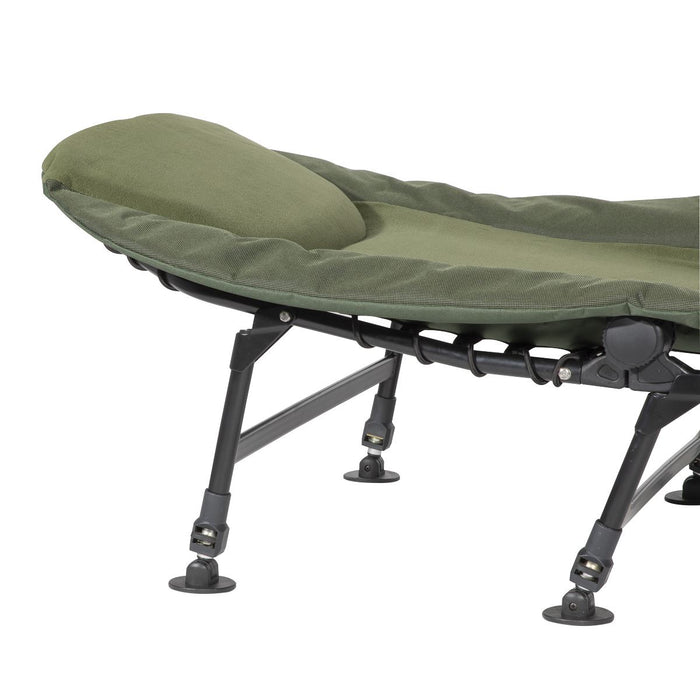 Dellonda Adjustable Bedchair with Fleece Mattress & Pillow DL77 Dellonda - UK Camping And Leisure