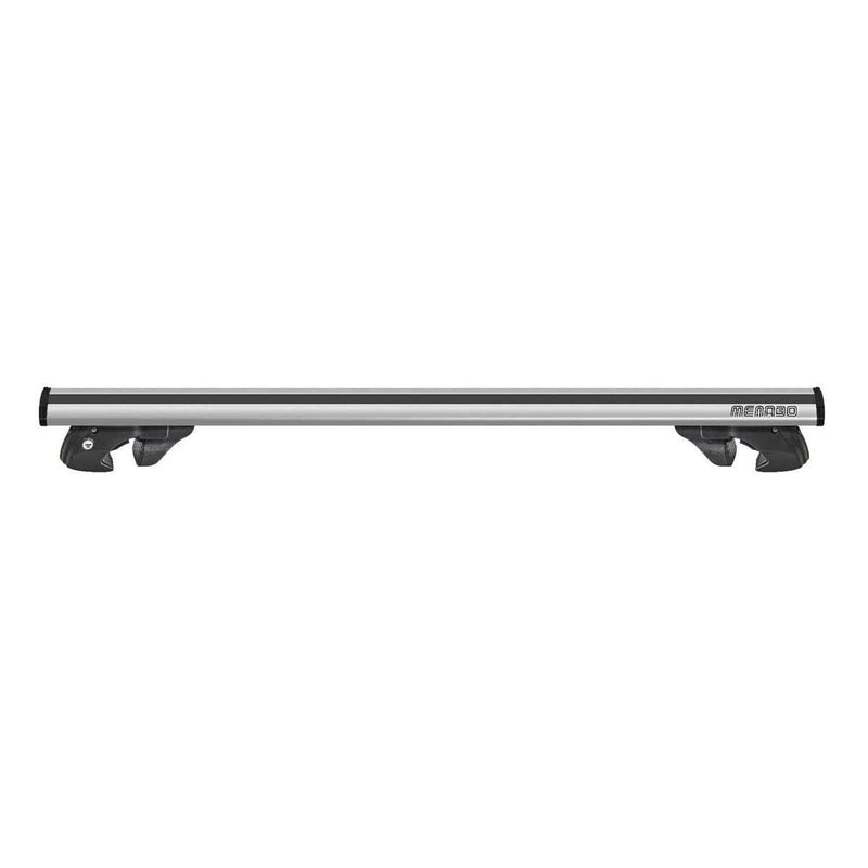 Menabo Jackson Silver Raised Rail Roof Bars (90kg Max.) Menabo - UK Camping And Leisure