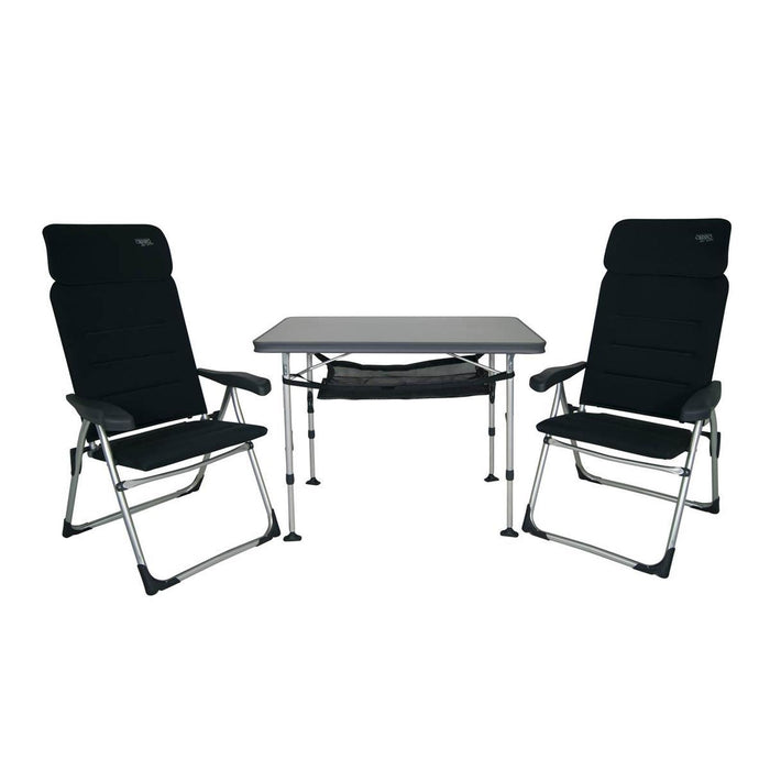 Crespo Furniture Set AA-213 Air Elite Grey Crespo - UK Camping And Leisure