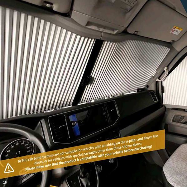 Remis REMIfront V Cab Blinds for Man TGE from 2024
