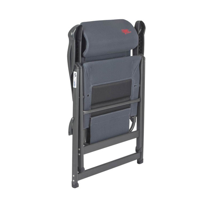Crespo Chair AP/235 Air Deluxe Compact Grey Crespo - UK Camping And Leisure