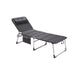 Crespo Lounger AL/363 Deluxe Dark Grey Crespo - UK Camping And Leisure