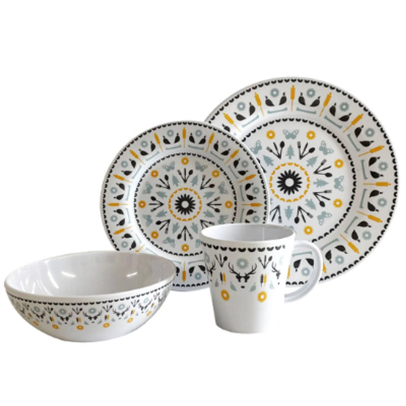 Olpro Melamine Set 16 Piece Whitbourne Design