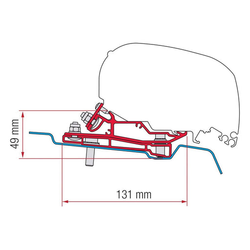 Fiamma Adapter Kit for Ford Transit H3 RVs Fiamma - UK Camping And Leisure