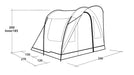 Outwell Sky 2 Pole Tent Blue 2 Person Outwell - UK Camping And Leisure