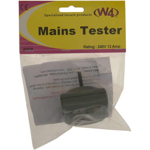 W4 Mains tester 20018 W4 - UK Camping And Leisure