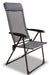 Quest Hygrove Recline Grey Camping Chair Quest - UK Camping And Leisure