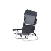 Crespo Beach Chair AL/221 Dark Grey Crespo - UK Camping And Leisure