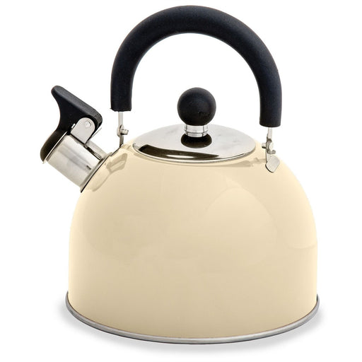 Quest Hamilton 2L Whistling Kettle - Cream Quest - UK Camping And Leisure