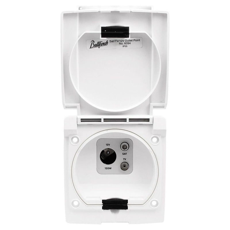 Bullfinch Satellite/TV Outlet for Caravan/Motorhome Installations Nova - UK Camping And Leisure