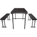 Jet Stream Grassmoor table and bench set F0104 Quest - UK Camping And Leisure