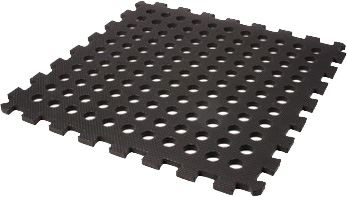 Quest Easy lock Floor Tiles (x 4) with edging strips Quest - UK Camping And Leisure