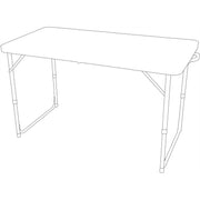 Quest Superlite Stow Folding Folding Camping Table Quest - UK Camping And Leisure