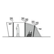 Easy Camp Brimnes 5 Air Inflatable Family Tunnel Tent 5 Berth (2 Bedroom) - View 6